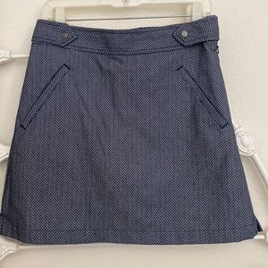 Ashworth Golf Skort Gray & Navy Blue SZ 4 NWOT